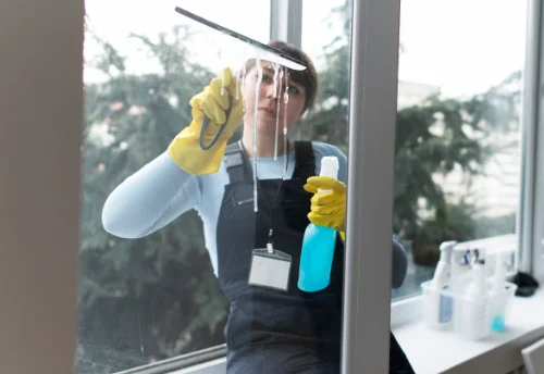 Nettoyage de vitres intérieures et extérieures au Trait